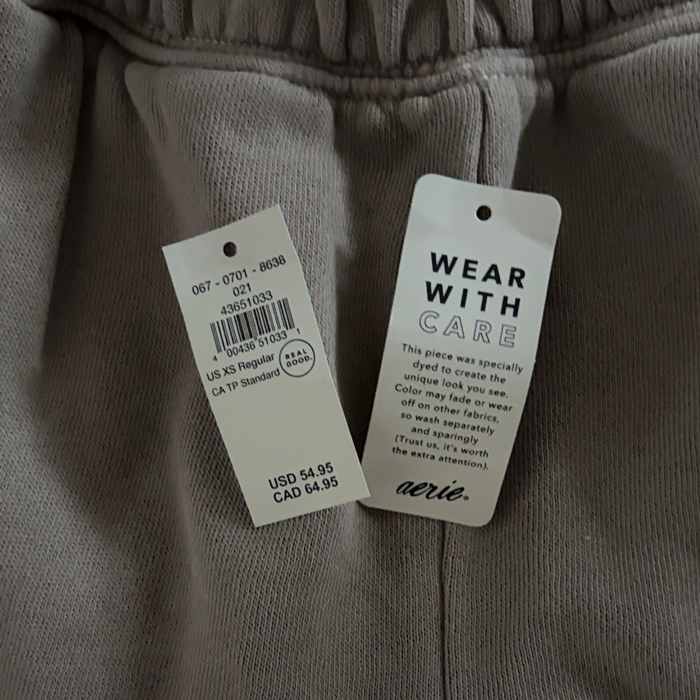 Aerie women’s Taupe sweats - Picture 3 of 8